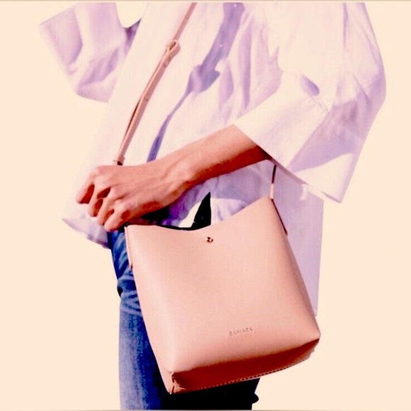 NWOT SAMARA Medium Crossbody Bag Peony/Dirty Pink. 9” X 8” Suede interior - Picture 3 of 11